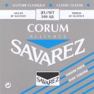 500-AJL Savarez Alliance Corum string set classic, Blue, 1.15m long, hard tension