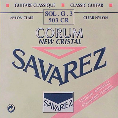 503-CR Savarez  G-3 string, New Cristal clear nylon, from 500-CRJ set, normal tension