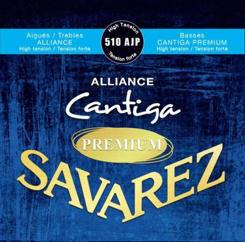 510-AJP Savarez Cantiga Premium string set classic, Alliance trebles, Cantiga Premium basses, hard tension