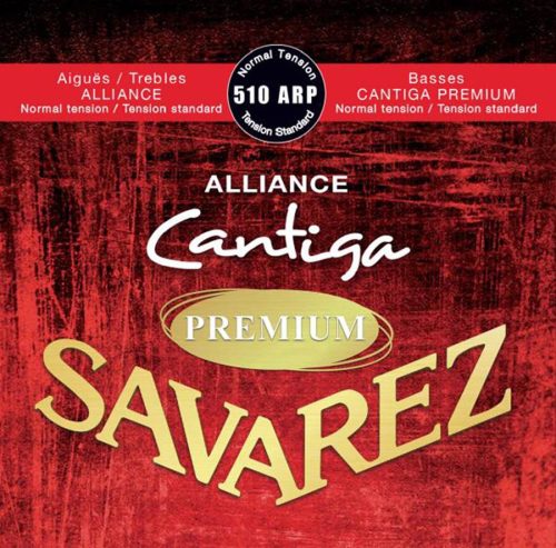 510-ARP Savarez Cantiga Premium string set classic, Alliance trebles, Cantiga Premium basses, normal tension