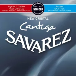   510-CRJ Savarez New Cristal Cantiga string set classic, New Cristal trebles, Cantiga basses, hybrid tension