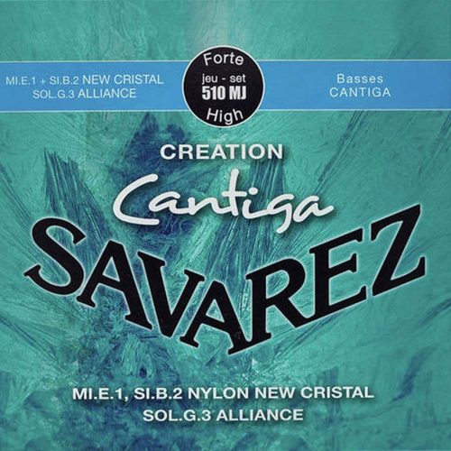 510-MJ Savarez Creation Cantiga string set classic, New Cristal trebles, G-3 Alliance, Cantiga basses, high tension