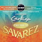 510-MRJP Savarez Cantiga Premium string set classic, New Cristal E1+B2, Alliance G3, Cantiga Premium basses, mixed tension