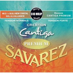   510-MRJP Savarez Cantiga Premium string set classic, New Cristal E1+B2, Alliance G3, Cantiga Premium basses, mixed tension