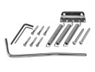 510T-FE2 Gotoh  tremolo, pitch 10,8 mm, zinc die-cast FST block, steel solid saddles, 6 pivot point, chrome