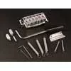 510TS-SF1C Gotoh  tremolo, pitch 10,8 mm, steel block, sheet metal saddles, 2 pivot point, chrome