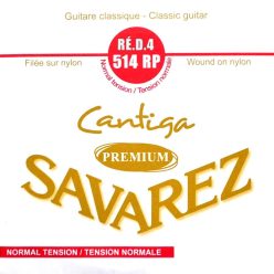   514-RP Savarez Cantiga Premium D-4 string, silver plated wound, from 510-CRP set, standard tension