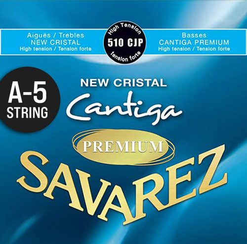 515-JP Savarez Cantiga Premium A-5 string, silver plated wound, from 510-CJP set, high tension