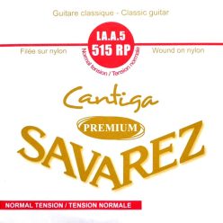   515-RP Savarez Cantiga Premium A-5 string, silver plated wound, from 510-CRP set, standard tension