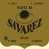 520-B Savarez  string set classic, Blanc, rectified nylon, traditional basses, soft tension