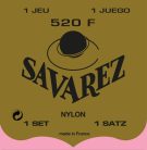 520-F Savarez  string set classic, Rouge, rectified nylon, traditional basses, hard tension, wound G-3