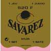 520-F Savarez  string set classic, Rouge, rectified nylon, traditional basses, hard tension, wound G-3