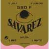 520-F Savarez  string set classic, Rouge, rectified nylon, traditional basses, hard tension, wound G-3