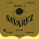 520-J Savarez  string set classic, Jaune, rectified nylon, traditional basses, extra hard tension