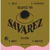 520-R Savarez  string set classic, Rouge, rectified nylon, traditional basses, hard tension