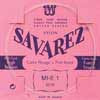 521-R Savarez  E-1 string, clear nylon (rouge), from 520-R set, hard tension