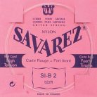 522-R Savarez  B-2 string, clear nylon (rouge), from 520-R set, hard tension