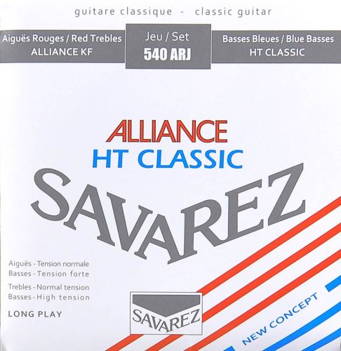 540-ARJ Savarez Alliance Classic string set classic, KF composite fiber, silverwound HT classic basses, hybrid tension