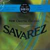 540-CJ Savarez New Cristal Classic string set classic, New Cristal trebles, silverwound HT classic basses, hard tension