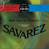 540-CRJ Savarez New Cristal Classic string set classic, New Cristal trebles, silverwound HT classic basses, hybrid tension