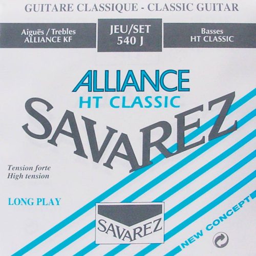 540-J Savarez Alliance Classic string set classic, KF composite fiber, silverwound HT classic basses, hard tension