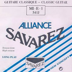   541-J Savarez Alliance Classic E-1 string, clear KF composite fiber, from 540-J set, hard tension