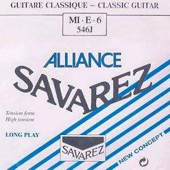   546-J Savarez Alliance Classic E-6 string, silverplated wound HT classic, from 540-J set, hard tension