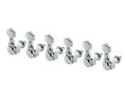 5602200150 Schaller Original F-Series machine heads 6L with small metal pegs, staggered locking shaft, chrome