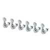 5602200150 Schaller Original F-Series machine heads 6L with small metal pegs, staggered locking shaft, chrome