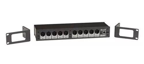 5X5 Crumar GSi USB midi interface with 5 inputs and 5 outputs, 19" rack mount