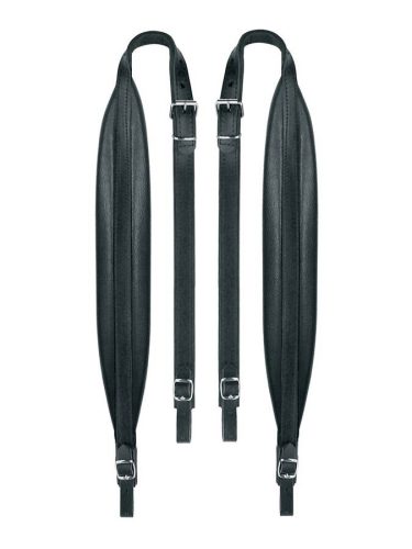 60-L-LL Boston  accordion straps pair, 80-96 basses, 92-97 x 6,0cm, black, top grain leather, leather lining