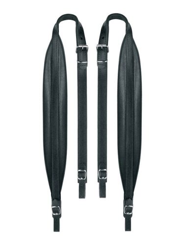 60-L-LS Boston  accordion straps pair, 80-96 basses, 92-97 x 6,0cm, black, top grain leather, art. leather lining