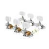 6101636011 Schaller GrandTune Classic Hauser machine heads pearloid white pegs, white string rollers, nickel