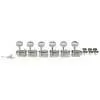62-CL Boston  machine heads for guitar, 6x left, vintage style, metal buttons, chrome