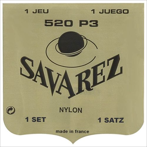 640-R Savarez  string set classic for lower octave, silverplated wound, scale 65 cm, normal tension