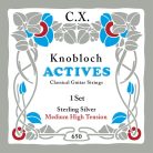 650KAS Knobloch Sterling silver CX string set classic MHT (Sterling silver and CX carbon)