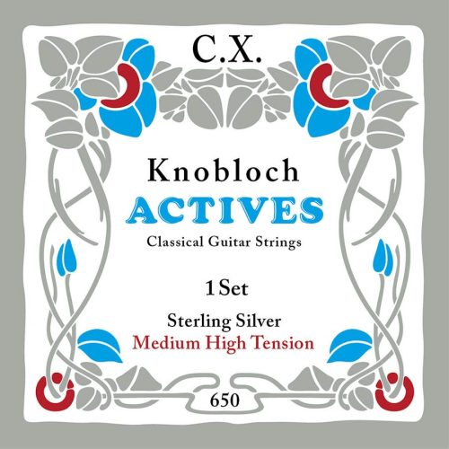 650KAS Knobloch Sterling silver CX string set classic MHT (Sterling silver and CX carbon)