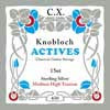 650KAS Knobloch Sterling silver CX string set classic MHT (Sterling silver and CX carbon)