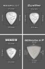 7-VAR2-CP ChickenPicks  variety set small 7 different guitar picks