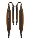 80-L-LLM Boston  accordion straps pair, 96-120 basses, 99-104 x 8,0cm, top grain leather, leather lining, b