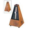 803M Wittner Maelzel metronome, pyramid shaped, wooden casing, without bell, mat silk, walnut-colored