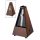 804 Wittner Maelzel metronome, pyramid shaped, wooden casing, without bell, high gloss finish, genuine walnut