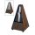 804K Wittner Maelzel metronome, pyramid shaped, plastic casing, without bell, walnut grain