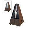 804K Wittner Maelzel metronome, pyramid shaped, plastic casing, without bell, walnut grain