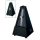 806M Wittner Maelzel metronome, pyramid shaped, wooden casing, without bell, mat silk, black