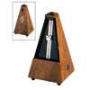 808 Wittner Maelzel metronome, pyramid shaped, wooden casing, without bell, mat, oak brown