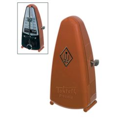   831 Wittner Taktell Piccolo metronome, plastic casing, without bell, mahogany-brown