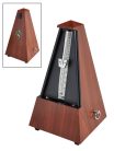 845111 Wittner Maelzel metronome, pyramid shaped, plastic casing, without bell, satin mahogany