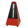 845201 Wittner Maelzel metronome, pyramid shaped, plastic casing, without bell, satin dark red