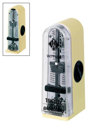 890121 Wittner Taktell Piccolino metronome plastic casing, without bell, ivory